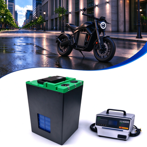 แบตเตอรี่ลิเธียม LiFePO4 72V 50Ah พร้อมระบบ BMS อัจฉริยะ สำหรับมอเตอร์ไซค์ไฟฟ้าความเร็วสูง สกู๊ตเตอร์วิบาก ระยะทางไกล ขายส่ง - Product Image 1