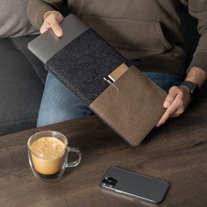 Bolsa de Almacenamiento para Portátil de Fieltro de Diseño Simple y Estilo Clásico con Características Duraderas y Portátiles para Uso Diario al Aire Libre - Product Image 3