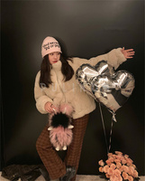 Petit manteau chaud en fourrure de lapin Rex importé des Pays-Bas, couleur Maillard, court, pour femmes, vestes en fourrure de lapin en vente, manteau en vison