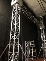 Soporte de elevación de torre de aluminio, armazón