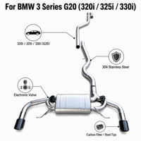 Échappement Performance Valvetronic pour BMW G20 G21 G22 G23 G26 325i 328i 330i B48 2.0T 2018+ Silencieux Catback à Valve