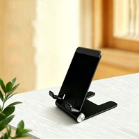 Nouveauté : Support de téléphone portable pliable et antidérapant pour bureau, compatible avec les smartphones et tablettes