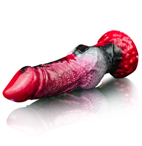 Dày lớn động vật tưởng tượng dildo, quái vật con chó rồng Knot hậu môn dildo với mạnh mẽ hút cup - Product Image 4