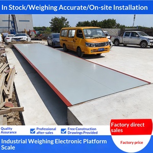 Pèse-camions électronique de chantier 60 tonnes, haute précision, pesage autonome, 3*16M, acier au carbone, écran LCD, personnalisable - Product Image 1