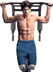 Wellshow Montado en la pared Pull up <span class=keywords><strong>Bar</strong></span> Multifuncional Chin up <span class=keywords><strong>Bar</strong></span> Dip Stand para interior Home Gym Workout - Product Image 3