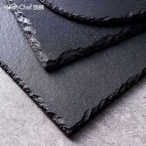 Ensemble de sous-verres en ardoise naturelle - Sous-verres ronds, carrés et en forme de cœur durables, gravés avec des motifs imprimés par UV, résistants à la chaleur, pour un usage domestique - Product Image 3