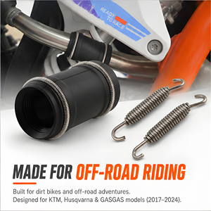 Kit de raccordement de tuyau d'échappement avec joint et ressort pour moto <span class=keywords><strong>KTM</strong></span> XC SX EXC XCW TPI Husqvarna TC TE TX GasGas EX EC MC - Product Image 1