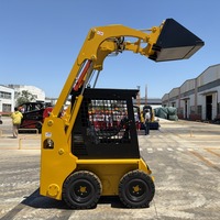 Cargadora de Ruedas Grande con Capacidad de Carga de 380 kg, Cargadora de Ruedas con Motor Kubota, Suministro para Compradores de Maquinaria de Jardinería para Pedidos de Distribuidores