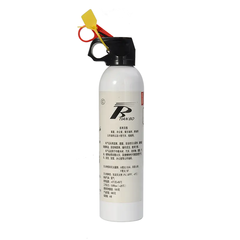 Auto A base d'acqua Spray estintore 3C classe A B F resistenza alla corrosione Spray per estintori portatili liquidi A base d'acqua Spray