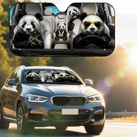 Pare-soleil de voiture personnalisé pliable, réfléchissant, anti-UV, isolation thermique, accessoire intérieur automobile, vente en gros, impression