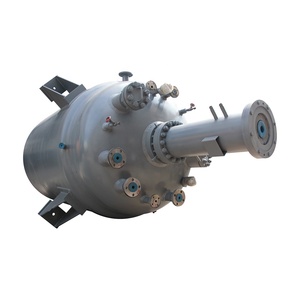 Réacteurs chimiques chauffés et agités bibo 10000L pour peinture, résine, polyuréthane avec cuve centrale et composants moteur - Product Image 1