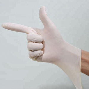 Guantes de examen de látex no estériles Guantes de mano desechables sin polvo - Product Image 4