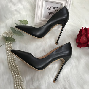 Zapatos de Tacón Alto Clásicos, Mate, Profesionales, Elegantes, para Relaciones Públicas, Talla de Mujer - Product Image 1