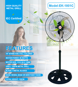 Chất Lượng Cao 18 Inch 5 Kim Loại Blades Điều Chỉnh Cực Tốc Độ Cao Mạnh Mẽ Thường Vụ Fan Đối Với Phòng - Product Image 3
