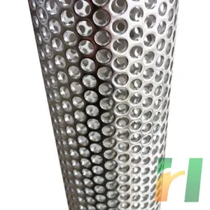 High quality straight laser cut square hole for fencing perforated metal sheet