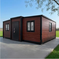 Module de logement mobile préfabriqué pliable prêt à l'emploi pour bureau, installation facile, cabine intégrée pour villa