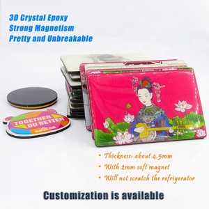 Image promotionnelle aimant de réfrigérateur souvenir personnalisé autocollants magnétiques époxy métal verre papier fer blanc PVC <span class=keywords><strong>Photo</strong></span> aimants - Product Image 3