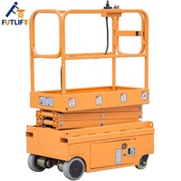 Neue Hydraulische Mini Selbstfahrende Scherenhebebühne 4,8m/5,7m Mobile Arbeitsbühne für Einzelhandel, Hotels & Restaurants