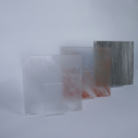 Verre décoratif imprimé à texture pierre naturelle et bois, verre trempé pour la construction, les intérieurs commerciaux et la conception de meubles