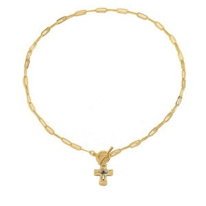 2026 New Exquisite Niche Design Gold Plated <b>Cross</b> Necklace Light Luxury Style Women's Pendant Necklaces Fashionable Jewelry - Product Image 6