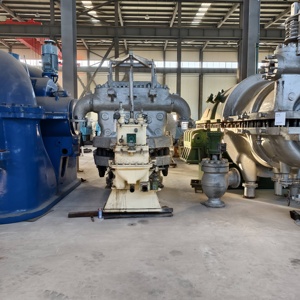 Industrial Eco-Friendly Condensing <strong>Steam</strong> <strong>Turbine</strong> <strong>Generator</strong> Plant with Biomass Gasification High Efficiency PLC Pump 4MW Engine - Product Image 4