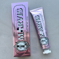 Dentifrice Marvis JASMIN MINT Original Italie 85ml – Blanchissant, Menthe Fraîche, Haleine Pure, Élimine les Taches, Blanchiment des Dents