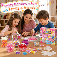 Kit de fabrication de balles anti-stress et de balles squishy DIY, 40 pièces, kit de slime, jouets créatifs en plastique, ASMR, soulagement de l'anxiété, jeu sensoriel