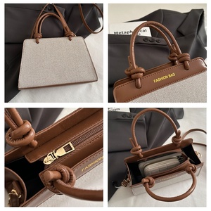 New Design Fashion PU Handbag Large Capacity <b>Lightweight</b> Luxury Shoulder Crossbody Handle Tote <b>Bags</b> - Product Image 5