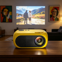 Mini Proyector de Regalo para Niños, Versión Básica, Proyector Inteligente Portátil para Cine en Casa, Alta Luminosidad, Proyectores LCD Inteligentes