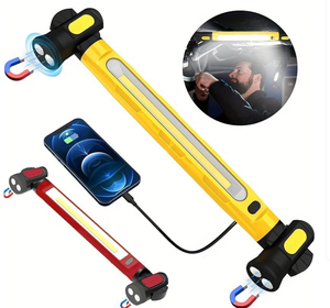 Lampe de travail magnétique rechargeable sous le capot pour réparation automobile d'urgence, lampe de mécanicien portable sans fil COB LED, étanche - Product Image 3