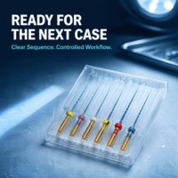 Limes endodontiques Kaixin de haute qualité, en argent, à conicité large, séquence KX Pro25mm, modèle certifié CE, 21-31mm
