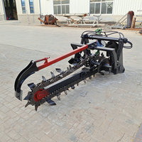 Zanjadora de Cadena de Alta Eficiencia para Trabajo Pesado, Ancho de Zanja Ajustable, Montada en Tractor, Venta Caliente de Fábrica