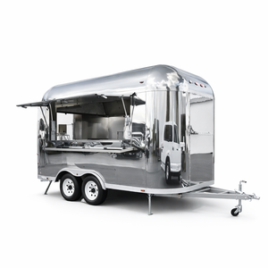 Nuevo Remolque de Comida Móvil, Carrito de Comida para Barbacoa, Hot Dogs, Pizza, Café, Restaurante, Helados, con Cocina Completa, Tipo <span class=keywords><strong>Camper</strong></span> - Product Image 2