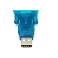 Convertidor de Puerto Serie USB RS232 COM de Grado Industrial, Adaptador USB2.0 DB9 de 9 Pines, Salida de CC, Niquelado, Nuevo, Certificado por la FCC