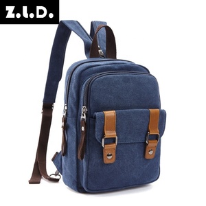 Di colore solido singolo sacchetto di spalla di sport zaino delle donne all'aperto zaino nero di tela di canapa della <span class=keywords><strong>ragazza</strong></span> di modo zaino - Product Image 3