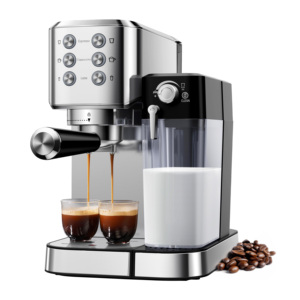 Mousseur <span class=keywords><strong>à</strong></span> <span class=keywords><strong>lait</strong></span> automatique <span class=keywords><strong>à</strong></span> pompe 20 bars <span class=keywords><strong>Machine</strong></span> <span class=keywords><strong>à</strong></span> <span class=keywords><strong>café</strong></span> programmable Grand <span class=keywords><strong>réservoir</strong></span> <span class=keywords><strong>à</strong></span> <span class=keywords><strong>lait</strong></span> amovible <span class=keywords><strong>Machine</strong></span> <span class=keywords><strong>à</strong></span> expresso et <span class=keywords><strong>à</strong></span> cappuccino - Product Image 1