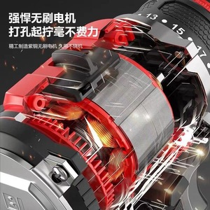 <b>Mini</b> Brushless Electric <b>Drill</b> 20V Lithium Battery Rechargeable Impact <b>Drill</b> For Household DIY Use - Product Image 1