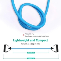 Bandas de Resistencia para Ejercicio, 120 cm, TPE Grueso, para Entrenamiento de Fuerza