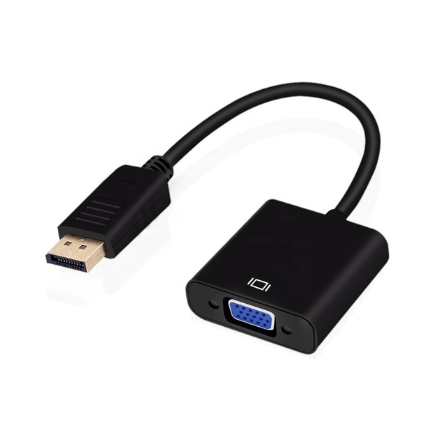 Displayport Display Port DP to VGA Female Adapter Cable Converter for PC Computer Laptop HDTV Monitor Projector
