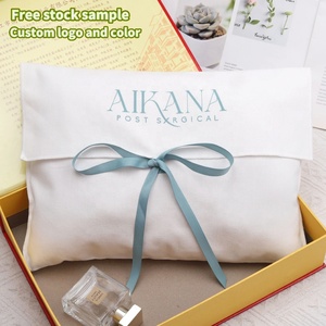 Luxury Reusable Custom Logo Printed <b>White</b> Cotton Twill <b>Envelope</b> Cover Bag Gift Baby Clothing Pillow Dust Pouch Organic Dust Bag - Product Image 2
