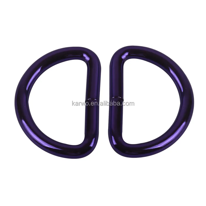 25mm màu sắc mới D-Ring Khóa Phụ Kiện phần cứng Vành đai kim loại D Nhẫn cho túi xách