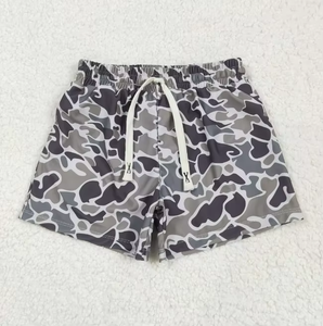 Pantalones Cortos Casuales para Niños Pequeños, Color Azul Marino y Verde Camuflaje, Transpirables, con Cintura Elástica y Bolsillos, Pantalones Cortos de Verano para Niños - Product Image 5