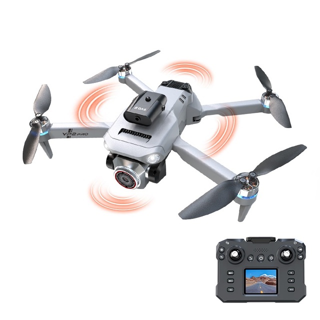 YP2 Pro Beginner UAV Drone Remote Control with Screen Intelligent Obstacle Avoidance Dual Camera 90 Degrees Lens Brushless
