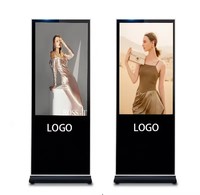 Pantalla Táctil Vertical de 55-65 Pulgadas para Publicidad en Interiores, Kiosco Digital con Pantalla LCD 4K, Gráficos Animados, Señalización Digital