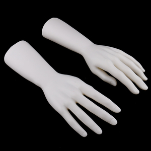 กำไลข้อมือเครื่องประดับสำหรับผู้หญิงทำจากพลาสติกสีขาว1คู่ - Product Image 6