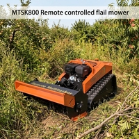Desbrozadora de Martillos MTSK800 Vigorun de Uso Pesado, 420cc, Euro5, a Gasolina, Inalámbrica, para Cortar Césped en Hileras y Vegetación en Pendientes Agrícolas