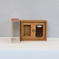 Boîte à tiroir en papier personnalisée avec insert en kraft |   Emballage de détail pour le miel, le thé et le café avec estampage à chaud et gaufrage