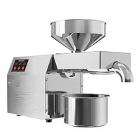 Presse à huile de lin automatique à froid, à économie d'énergie, petite taille, capacité de 5 kg/h