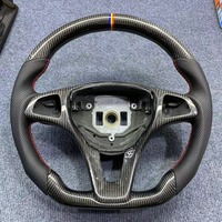 Volant en fibre de carbone LED pour Mercedes-Benz Classe S W221 W219 S500 S280 S300 S350 S400 S600, accessoires de voiture