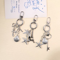 Porte-clés pendentif en alliage de zinc, motif dessin animé tendance, écologique et durable, idéal pour souvenir, cadeau promotionnel, vente en gros